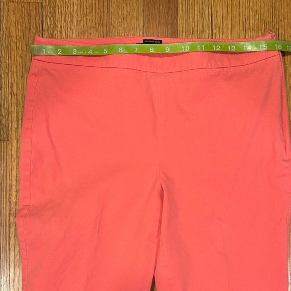 Talbots Chatham Crop Pants in Vibrant Coral Size 8 - Picture 5 of 10